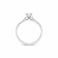 Anello Solitario Oro Bianco Diamanti Ct. 0,40 G SI1