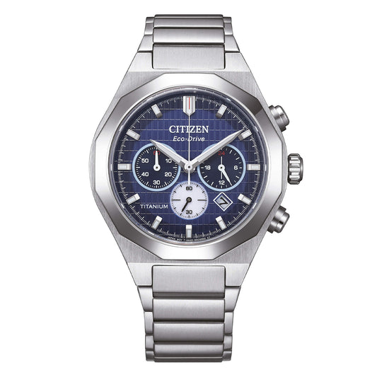 Orologio Uomo Citizen Zenshin Senkei Crono Super Titanio CA4691-59L
