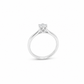 Anello Solitario Oro Bianco Diamanti Ct. 0,40 F VS2