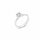 Anello Solitario Oro Bianco Diamanti Ct. 0,45 G VS2