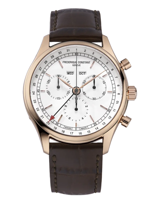 Orologio Uomo Frederique Constant Quarz Chronograph Triple Calendar FC-296SW5B4