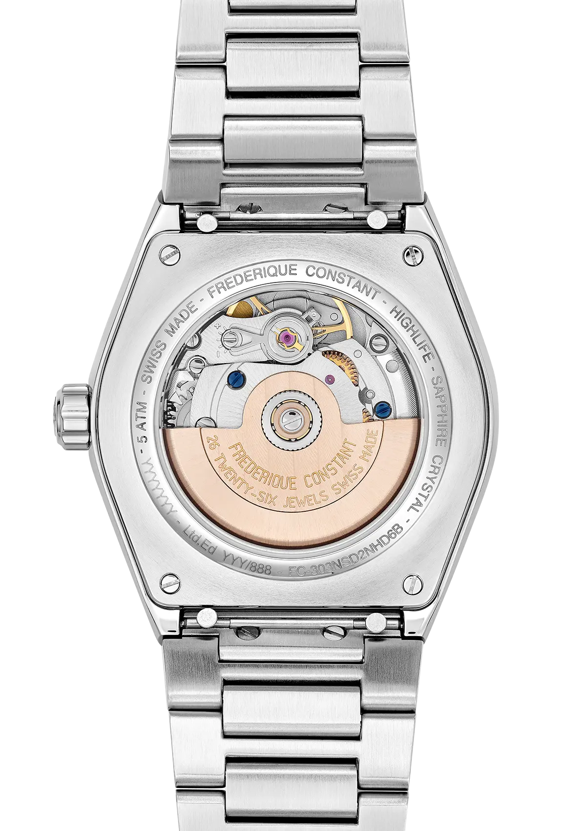 Orologio Donna Frederique Constant Highlife Ladies Automatic Sparkling FC-303NSD2NHD6B