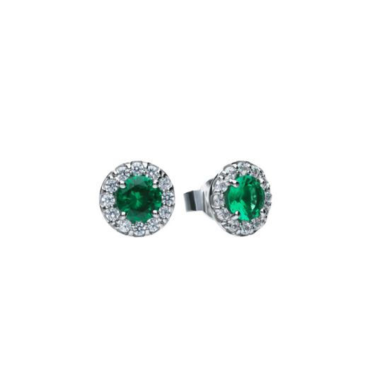 Diamonfire - Orecchini a perno, Zirconia, Argento Sterling 925 Diamonfire - Orecchini a perno, Zirconia, Argento Sterling 925