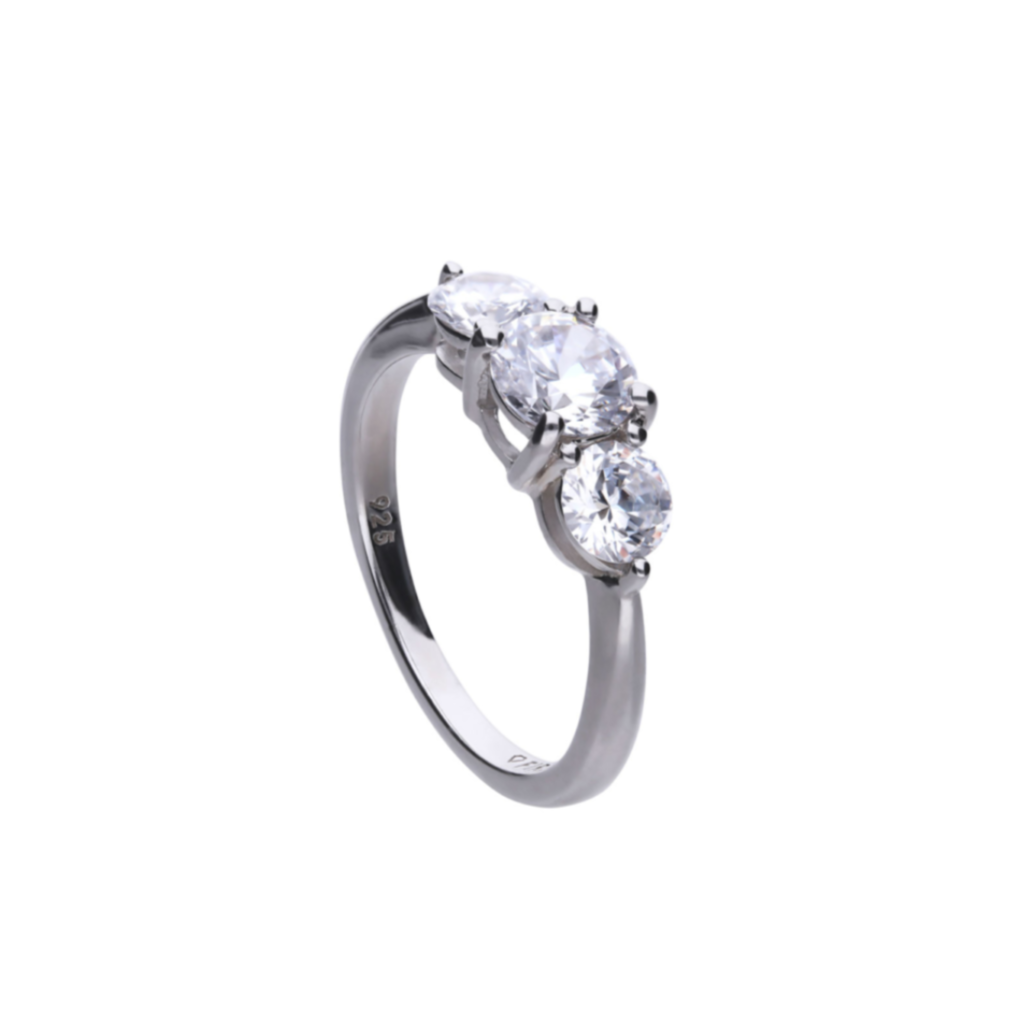 Anello Diamonfire Argento Trilogy Carats