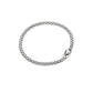 bracciale fope donna maglia novecento iconica chiusura moschettone alta oreficeria italiana artigianale oro bianco 18 carati