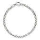 bracciale fope donna maglia novecento iconica chiusura moschettone alta oreficeria italiana artigianale oro bianco 18 carati