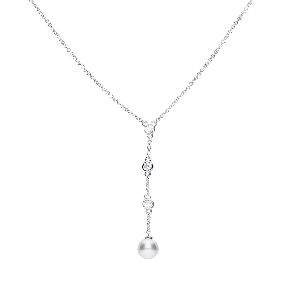 Collana Argento Diamonfire con perla