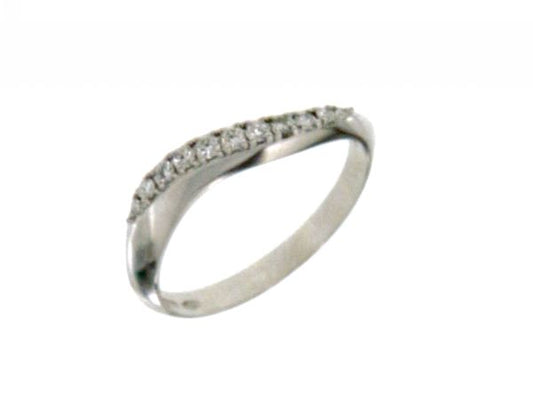 Mirco Visconti Fantasia ring in white gold and diamonds