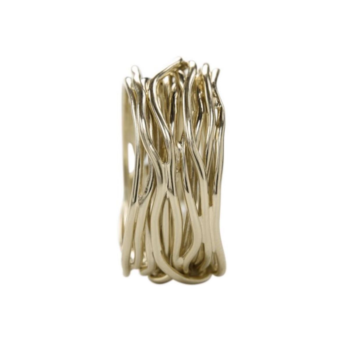 Ring Woman Man Filodellavita Yellow Gold 13 Wires AN13G Gioielleria Zambon