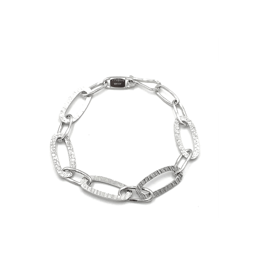 Oval Trinket Women's Silver Bracelet HM203