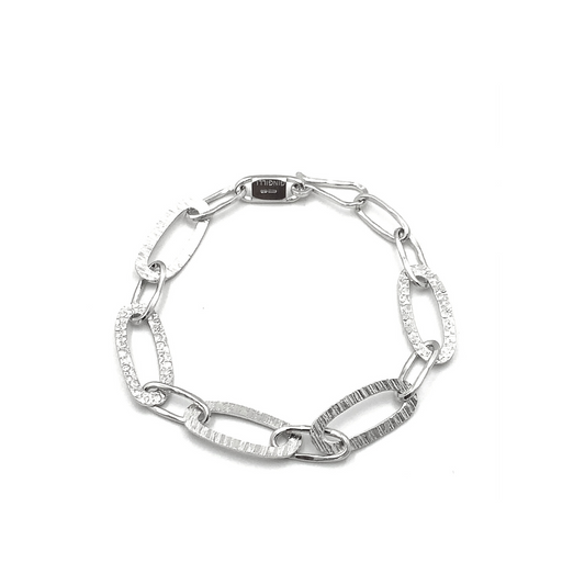 Bracciale Donna Argento Ovali Gingilli HM205