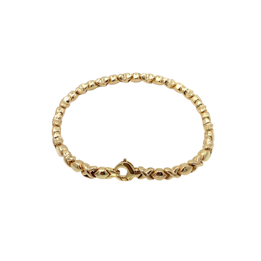 Bracciale Donna Oro Giallo Fantasia