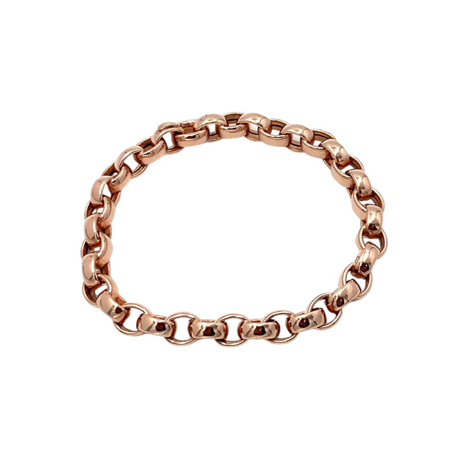 Bracciale Donna Oro Rosa Maglia Rolò