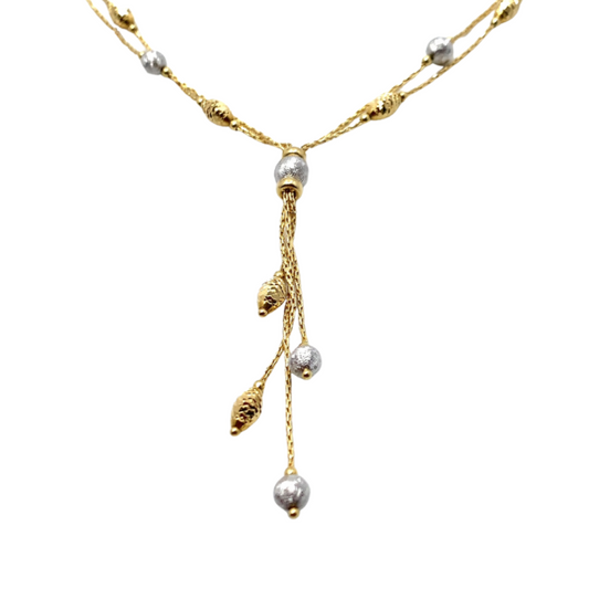 Collana Donna Oro Giallo Sciarpa