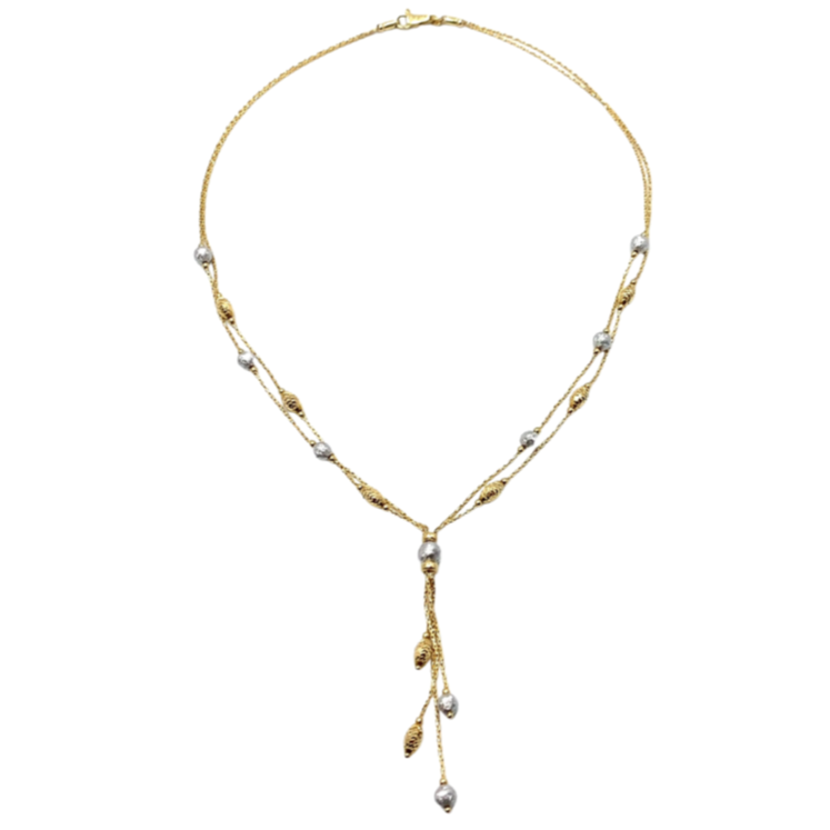Collana Donna Oro Giallo Sciarpa