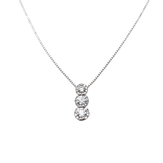 Collana Donna Davite Delucchi Trilogy Oro Diamanti