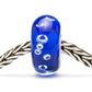 Trollbeads Diamante Blu Ciondolo Vetro e Argento