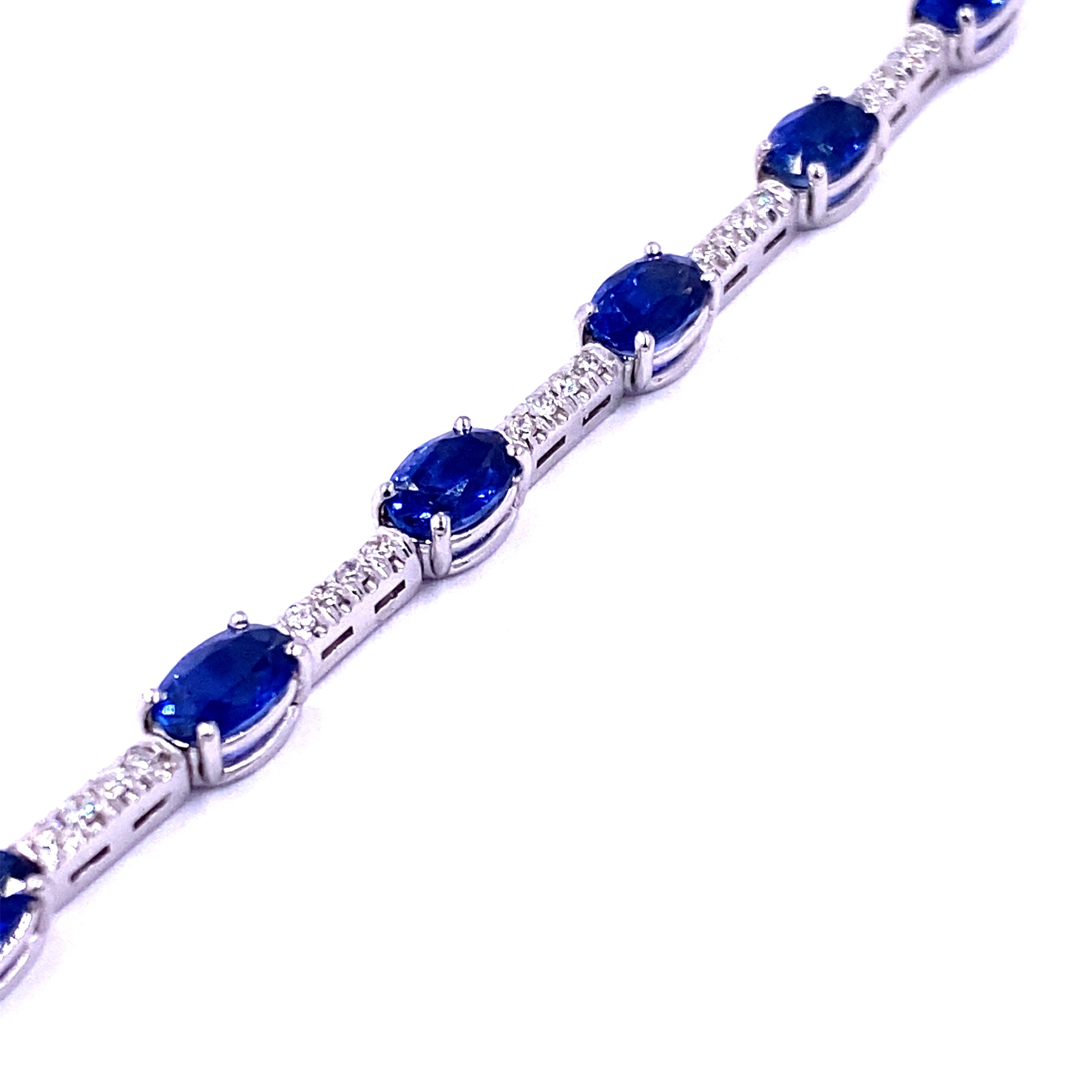 Bracciale Donna Tennis Diamanti e Zaffiri – Gioielleria Zambon