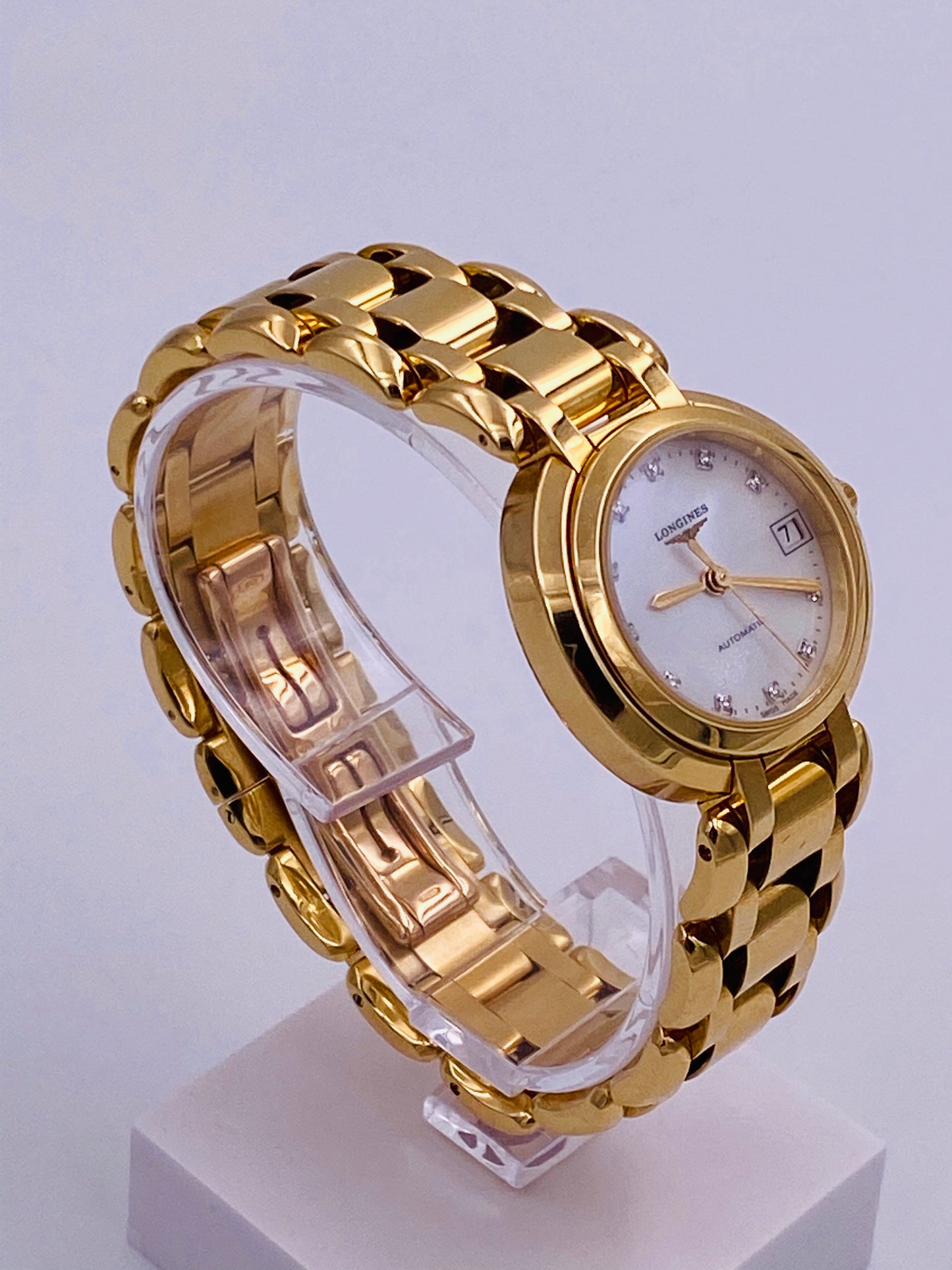 Longines Primaluna yellow gold women's watch