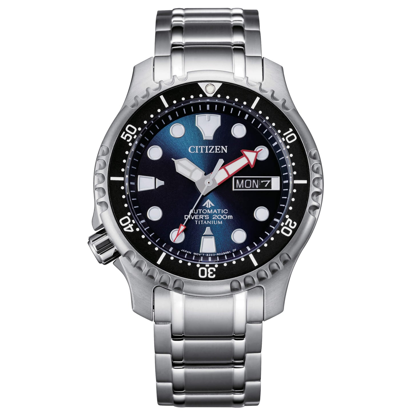 Orologio Uomo Citizen Diver's Automatic 200 mt Super Titanio