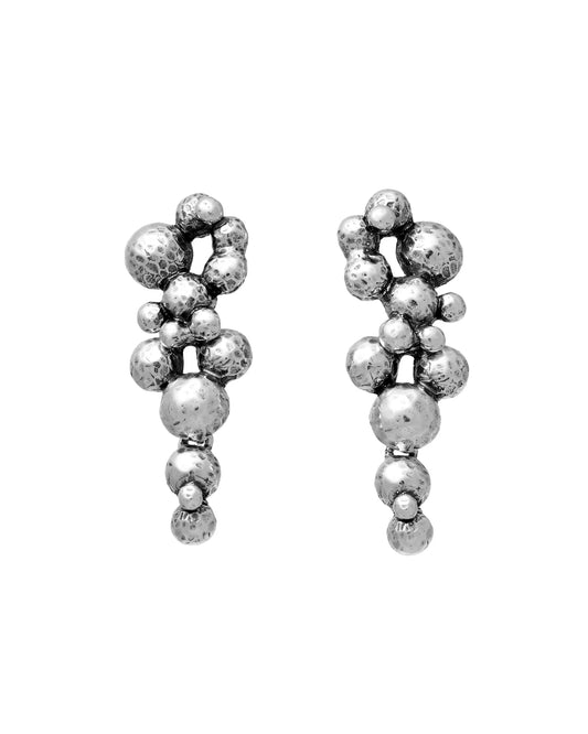 Giovanni Raspini Bubbles Waterfall Silver Earrings 11580
