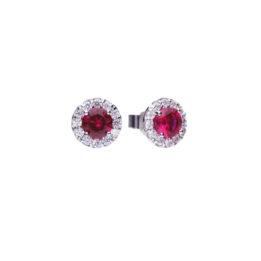 Orecchini Diamonfire argento e zirconi Pietra Rossa