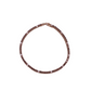 bracciale tennis argento zirconi brown