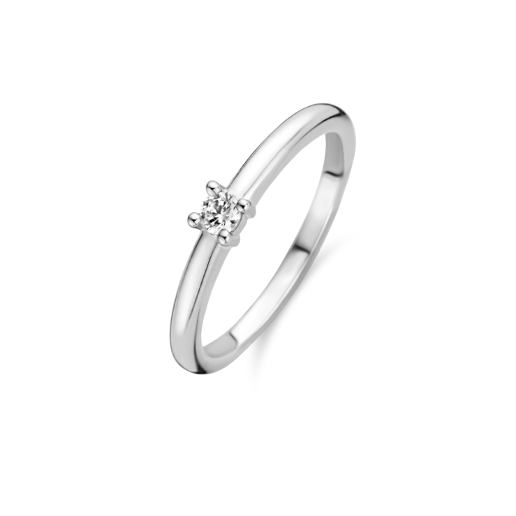 Anello Argento Solitario TI SENTO - Milano 12211ZI