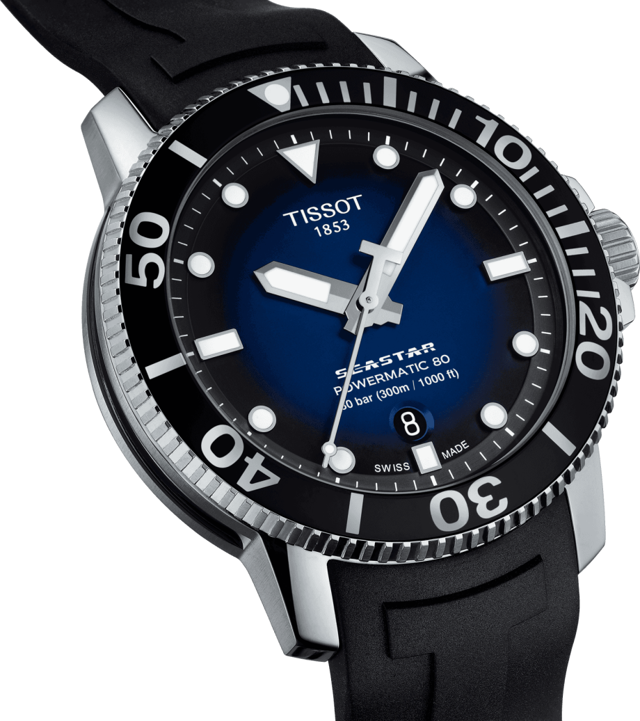 Orologio Uomo Tissot Seastar 1000 Powermatic 80 T1204071704100