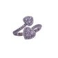 Mirco Visconti Fantasia ring in white gold and diamonds