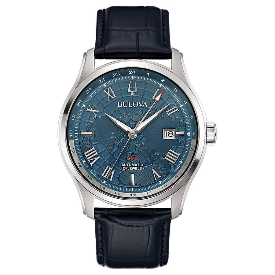 Orologio Uomo Bulova Wilton GMT 96B385