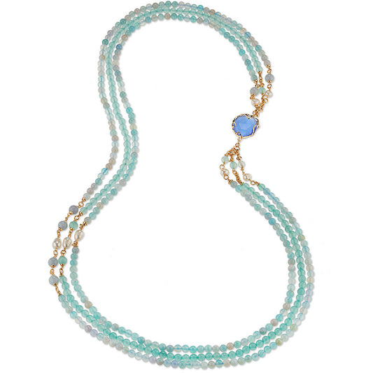 Collana Donna Sovrani Bijoux Cristal Magique Azzurra J7261