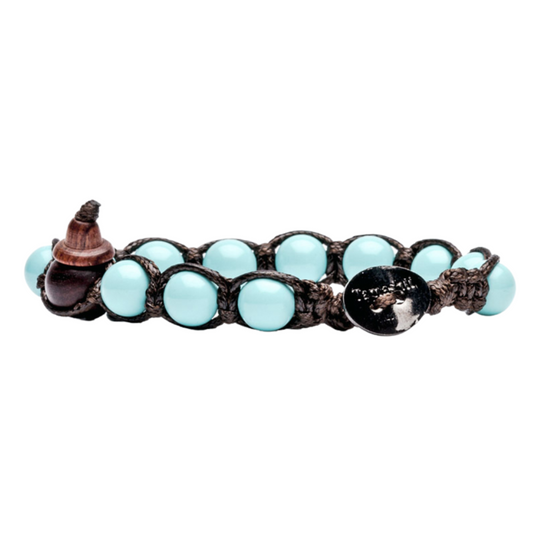 Bracciale Donna Uomo Tamashii Pasta di Turchese Pietre Dure